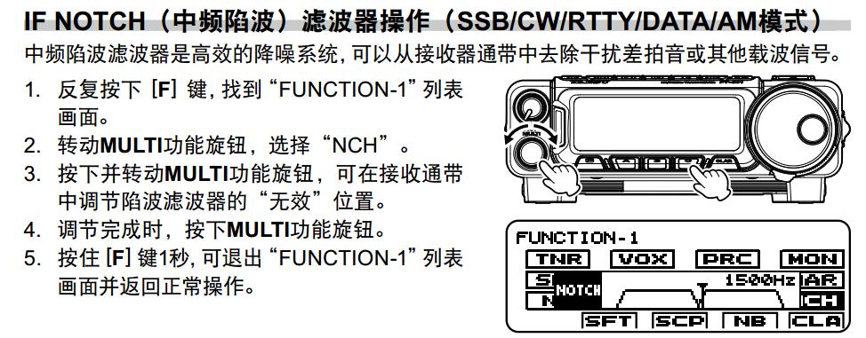 Yaesu新机FT-891 酱油师尝鲜试用 NCH中频陷波1 - Yaesu新机FT-891 酱油师尝鲜试用